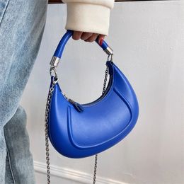 Evening Bags Woman Hobo Bag Luxury Design Vintage Handbag Leather Clutch Purse Small Shoulder For Chain Crossbody 231123