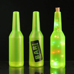 Bar Tools Multiple Colour Fluorescent Flair Bottles For Bartender Practise Cocktail Shaker Bar Pub Bottle Bar Tool 231124