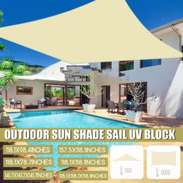 Shade Waterproof Sun Shelter Sunshade Protection Outdoor Canopy Garden Patio Pool Sail Awning Camping Cloth Large