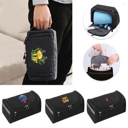 Cosmetic Bags Unisex Portable Storage Bag Toiletries Makeup Case Organiser Travel Hanging Zipper Mushroom Pattern Handbags Wash