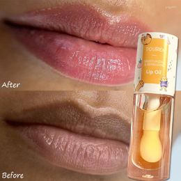 Lip Gloss 1PCS Natural Honey Long Lasting Moisturising Nourishing Repairing Oil Anti-cracking Anti-wrinkle Plumper Lipgloss