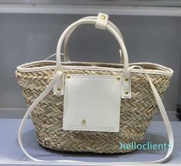 beach bags women designer bag summer travel bags Raffia Beach Tote Luxury Woven Straw Bag