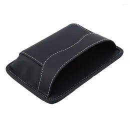 Car Organizer Storage Box Black For Auto Door Mini Bag PU Leather Pocket Tools Durable Useful