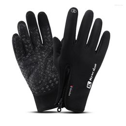Cycling Gloves Touch Screen Full Finger Winter Mountaineering Warm