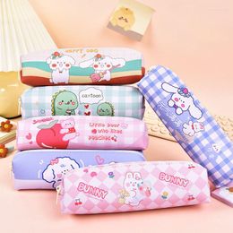 1Pcs Kawaii Pencil Case Cartoon Animals Gift Estuches School Box Pencilcase Bag Supplies Stationery