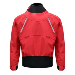 Hunting Jackets Men's Hiking Jacket Three-layer Coating Fabric Red Waterproof Hooded In Cold Day