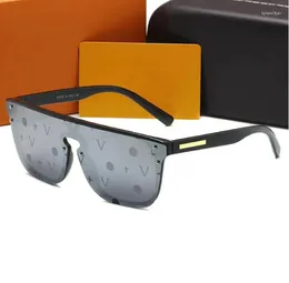 Sunglasses Flower Lens With Letter Designer Brand Sun Glasses Women Men Unisex Traveling Sunglass Black Grey Beach Adumbral 868