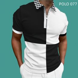 Men's Polos Summer Male Oversized Clothing Urban Streetwear Fashion Luxury Brand Golf T Shirt Lapel Casual Tops Mens Polo Shirts S-4XL 230424