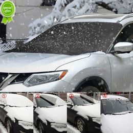 210x125cm Car Snow Shades Winter Universal Automobile Windshield Snow Shield Magnetic Suction Design Waterproof Car Accessories