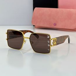Fashion sunglasses designer mm Top understated luxury unique charm Fashion Pieces Large frame goggles party sunglasses Skeleton lens Wide leg shades with box