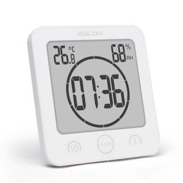 New Digital Waterproof Shower Wall Stand Clock Humidity Temperature Timer252a