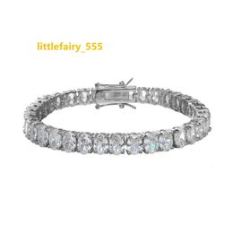 Wholesale Price 14K Gold Plated Cubic Zirconia Full Diamonds Tennis Oval Bracelets