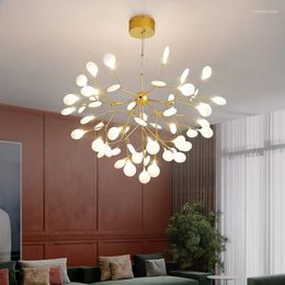 Chandeliers Modern Firefly LED Chandelier Light Stylish Tree Branch Lamp Ceiling Lighting