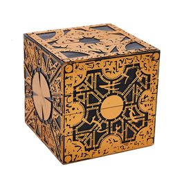 Christmas Decorations 1 Hellraiser Puzzle Box Moveable Lament Horror Terror Figures Film Serie Cube IQ EQ Test Toys Kids Gifts for Adults 231124