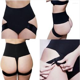 Women's Shapers S-4XL Bulift Shaper Spandex Bulifter Plus Size BoyShort Buenhancer Panty Booty Lifter With Tummy Control Underwear