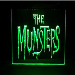 The Munsters Logo beer bar pub club 3d signs led neon light sign home decor crafts264k