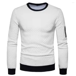 Men's Sweaters Trendy Active Pullover Hoodie For Men Warm Long Sleeve Waffle Sweatshirts (Black/Navy/Wine/Dark Gray/Light Gray)