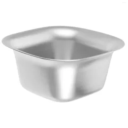 Bowls Salad Container Stainless Steel Bowl Multi-functional Fruit Storage Metal Home Kitchen Accessory