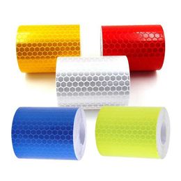 Other Interior Accessories cmcm Car Reflective Tape Safety Warning Decoration Sticker Reflector Protective Strip Film Auto Motorcycle