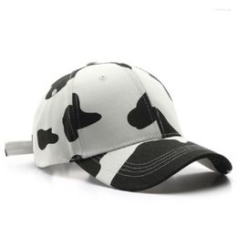 Ball Caps Baseball Cap Snapback Streetwear HipHop Sports Cotton Cow Stripe Print Casual Sun Visor Trucker Hat Retro Bone Dropshiping