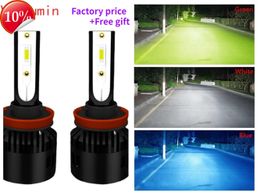 New P2 LED Fog Light Bulbs 881 9005 9006 H1 H3 H4 H7 H11 Extremely Bright Car LED Driving Lemon Green Ice Blue White CSP 1860 12V