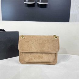 y-letter chain Shoulder Bags Suede Leather Messenger Bag Womens Tote Designer Handbag Clutch Designer Bag
