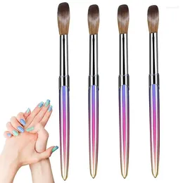 Nail Art Kits Gradient Ombre Brushes Set 4pcs Metal Handle Acrylic Brush Manicure Tools For Home And