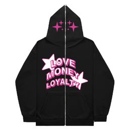 Women's Jackets 4 Star 90s Girls and Boys Love Qian Zhong Integrity Pullover Y2k Gothic Rap Hip Hop Couples Harajuku Lesbian Funny Fashion 90S Hoodie 230424