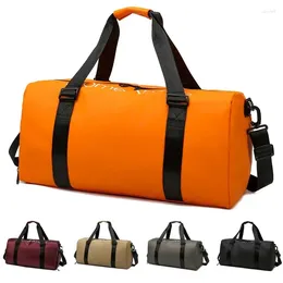 Duffel Bags Waterproof Travel Bag Women's Yoga Fitness Wet And Dry Separate Luggage Handbag Men's Sports Shoulder Crossbody Backpack