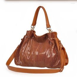 Evening Bags Fashion Composite Leather Women Bag Quality Design Snake Skin Shoulder For Crossbody Chain Bolsos Mujer