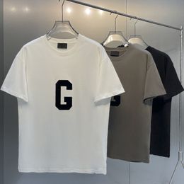 Summer Designer T Shirt Men Letter G Cotton Clothing Fashion Casual Sports Loose Oversized T-shirt Short Sleeve Tops