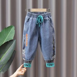 Jeans Children's Clothing Boys Jeans Spring and Autumn Children's Autumn Trousers Children's Casual Pants 230424