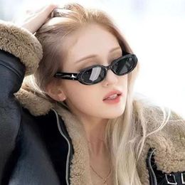 Glasses Four Corners Star Oval Sunglasses Korean Personalised Fashion sunglasses Advanced Retro Sunglasses df 2117