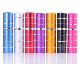 100pcs 10ML Mini Travel size Refillable Bottle atomizer metal aluminum empty perfume spray bottles