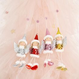 Christmas Decorations 1PC Year Hanging Doll Wing Girl Ornaments Xmas Decoration For Home Party Navidad Items 2023