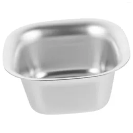 Bowls Multifunction Stainless Steel Bowl Fruit Butter Ketchup Dish Multi-function