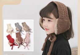 Children's Hair Accessories Autumn and Winter Knitted Fur Collar Dual-use Decorative Bib Baby Warm Earmuffs