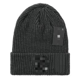 NEW Winter Hat Mens Women designers beanie hats bonnet winter knitted wool hat plus velvet cap K-13