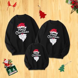 Family Matching Outfits Family Christmas Jersey Mom Dad Kids Baby Matching Outfits Winter Sweatshirt His And Hers Jumper Women Men BaBe Xmas Shirt 231124