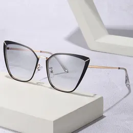 Sunglasses Fashion Cat Eye Women Trendy Driving Sun Glasses Retro Brand Design Ocean Summer Uv400