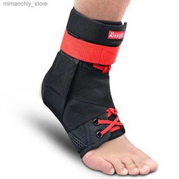 Ankle Support Kuangmi 2 PC Ank Support Brace Guard Sports Running Compression Ank Seve Adjustab Ank Straps Sprained Ank Protector Q231124
