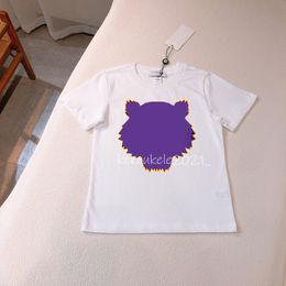 Summer Kids T-shirts Animal Print Clothes Child Boys Girls Casual Tops Loose T-Shirt 100% Cotton Baby Children Adult Clothing