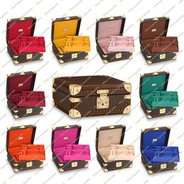 Ladies Fashion Casual Designe Luxury Cosmetic Bag Jewellery Box Leather Watch Storage Case Toiletry Bag TOP Mirror Quality M13513 M2213x