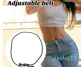 Belt adjustable shirt hem fixing tool high elastic clothes for crop top pleats a reusable