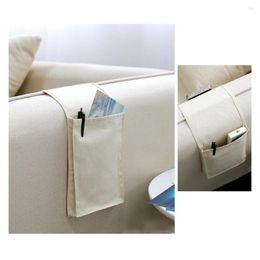 Storage Bags Practical Solid Color Simple Living Room Sundries Hanging Bag Keep Tidy Easy Access Armrest Organizer Office Supply