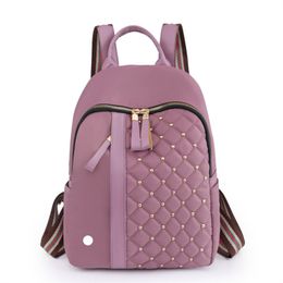 Ll-Ydpf48 Women Bags Designer Bag Laptop Backpacks Gym Running Outdoor LL Backpack Sports Shoulder Pack Lu Bag Travel Casual Students Sc 5287