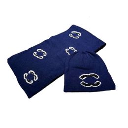 Channel Scarf High Quality Women New Design Scarf Hat Christmas Set For Men And Women Cashmere Wool Scarf Hat Set Holiday With