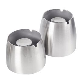 Smoking Pipes Stainless steel ashtray with smoke console column thickened ashtray