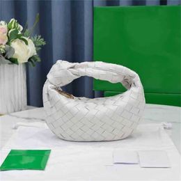 Jodie Bag Venetasbottegas Designer Sheepskin Women Handbags Foetal Dumpling Women's Woven Knot Underarm Shape Leather Handbag