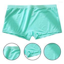 Underpants Sweat Absorption Breathable Quick-drying Men Summer Boxers Slim Fit Low Waist Inner Wear Clothes